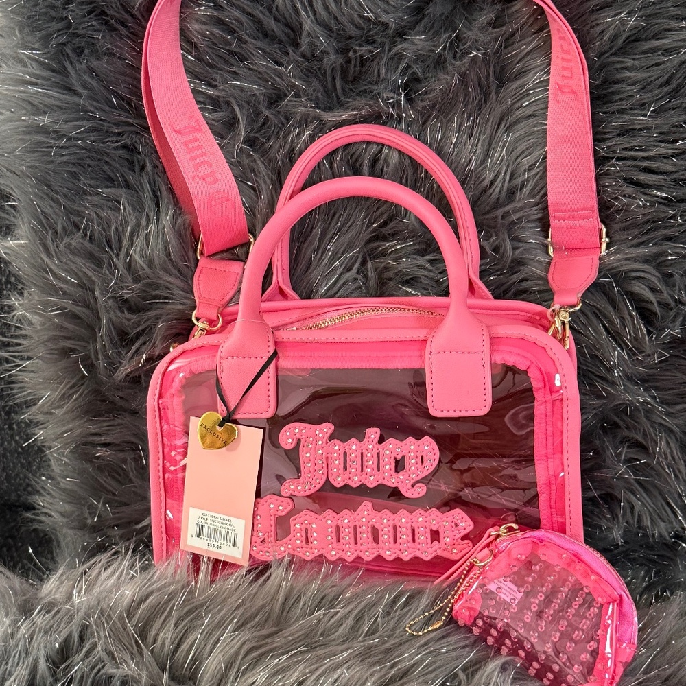 Juicy couture soft serve satchel pink lemonade